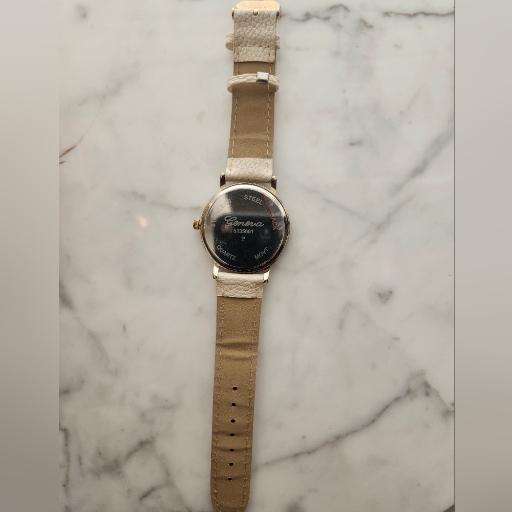 Womens Preppy Brown and Cream Watch - Picture 5 of 6